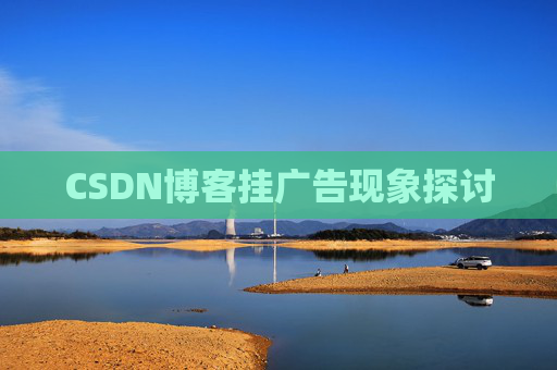 CSDN博客挂广告现象探讨
